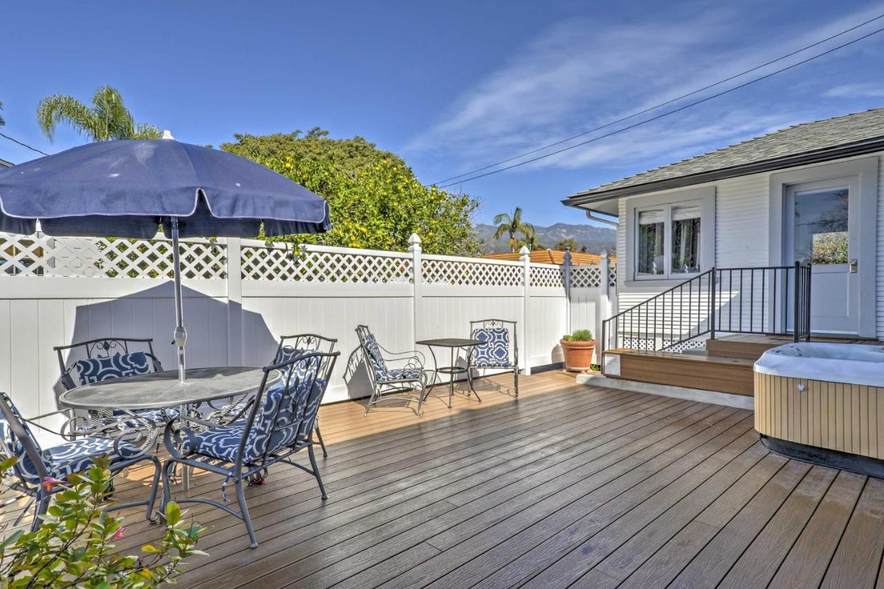 Carpinteria Apt With Hot Tub - 10 Min Walk To Beach! 외부 사진